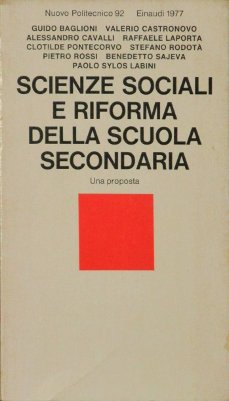 Scienze sociali e riforma della scuola secondaria