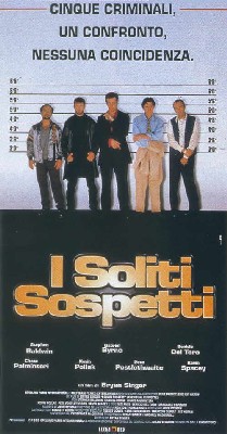  The Usual Suspects : Kevin Spacey, Gabriel Byrne, Chazz  Palminteri, Stephen Baldwin, Benicio Del Toro, Kevin Pollak, Pete  Postlethwaite, Suzy Amis, Giancarlo Esposito, Dan Hedaya, Paul Bartel, Carl  Bressler, Bryan Singer, Art Horan, Bryan