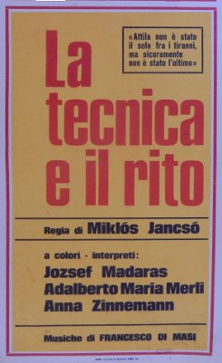 La tecnica e il rito